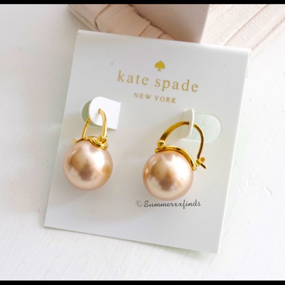 Kate Spade Shine On Bauble Drop Earrings Gold